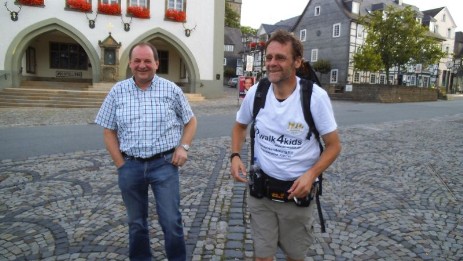 Heribert und Hartmut haben sichtlich Freude